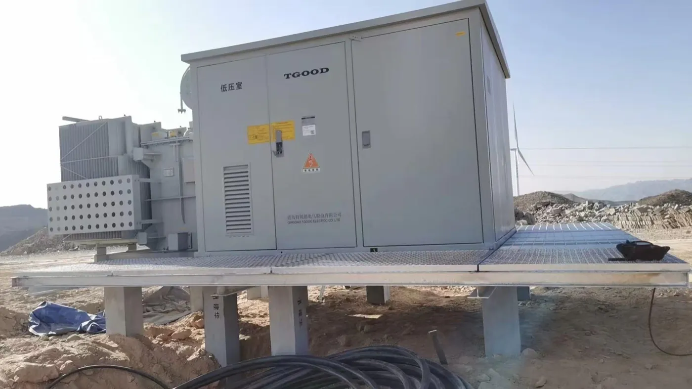 Galvanized grating foundation platform for electrical equipment